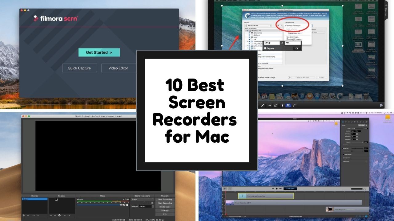 Read more about the article 10 Best Screen Recorder for Mac | Mac Screen Recorder 