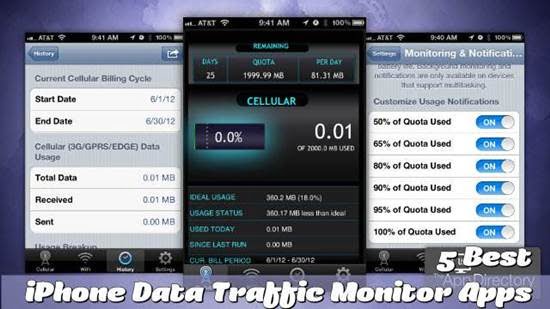  Best iPhone Data Traffic Monitor Apps