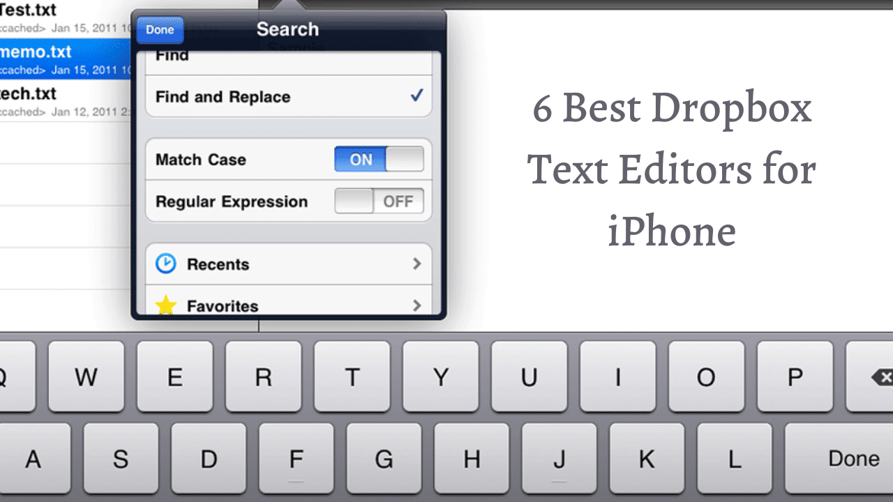 Read more about the article 6 Best Dropbox Text Editor for iPhone